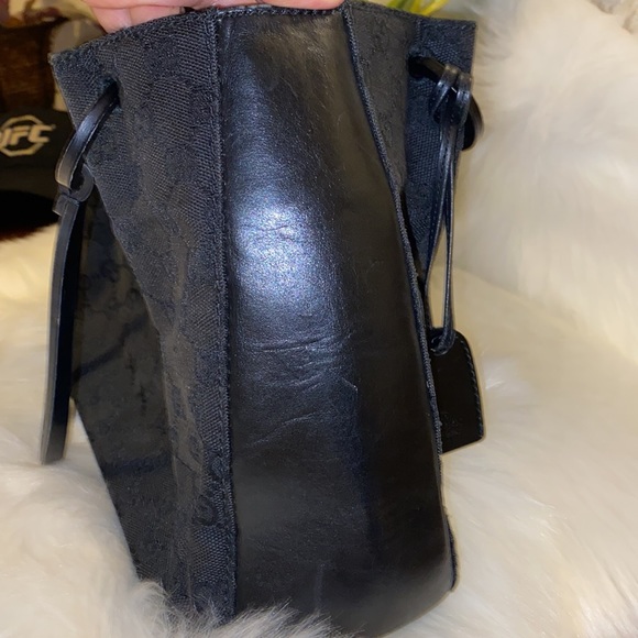 🌸👜Authentic GUCCI Tote Bag GG Canvas Leather - Picture 11 of 17